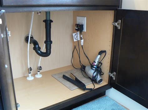 electrical junction box under sink|under sink electrical box.